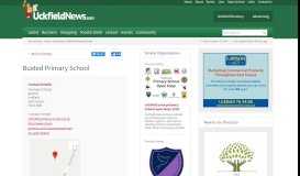 
							         Buxted Primary School | Uckfield News								  
							    