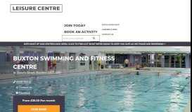 
							         Buxton Swimming and Fitness Centre - Gym | Swim | Fitness Classes ...								  
							    