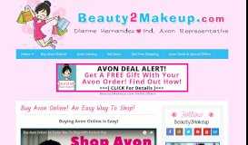 
							         Buy Avon Online! An Easier Way To Shop With An Avon Rep								  
							    