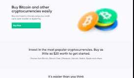 
							         Buy Bitcoin with Credit Card | Bitcoin.com								  
							    