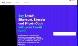 
							         Buy Bitcoin with Credit Card instantly - CoinGate								  
							    