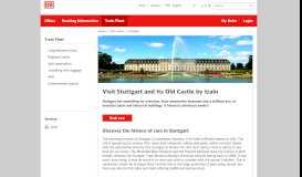 
							         Buy cheap train tickets for your trip to Stuttgart - Deutsche Bahn								  
							    