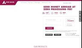 
							         Buy Forex Online: Online Money Transfer - Axis Forex								  
							    