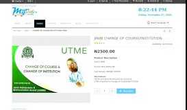 
							         BUY JAMB CHANGE OF COURSE/INSTITUTION FORM Online Pins ...								  
							    