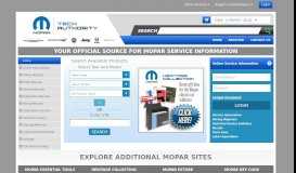 
							         Buy Mopar Approved Service Information								  
							    