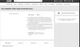 
							         Buy Skylanders Trap Team Starter Pack on Wii | GAME								  
							    