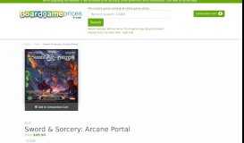 
							         Buy Sword & Sorcery: Arcane Portal | Board Games ...								  
							    
