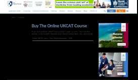 
							         Buy The Online UKCAT Course - The Medic Portal								  
							    