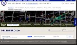 
							         Buy Tickets | Official Site | Chelsea Football Club								  
							    