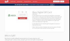 
							         Buy Xbox LIVE Digital Gift Cards - Gyft								  
							    
