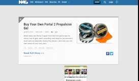 
							         Buy Your Own Portal 2 Propulsion Gel | N4G								  
							    