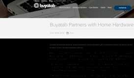 
							         Buyatab Partners with Home Hardware | Buyatab								  
							    