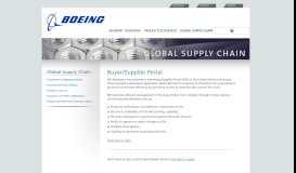 
							         Buyer/Supplier Portal - Boeing Distribution Services								  
							    