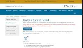 
							         Buying a Permit - UCSD Transportation								  
							    