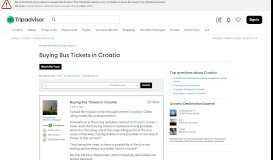 
							         Buying Bus Tickets in Croatia - Croatia Forum - TripAdvisor								  
							    