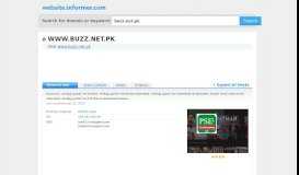 
							         buzz.net.pk at WI. Buzz Media Portal – HD Movies Streaming, First ...								  
							    