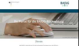 
							         BVA Internet: BAföG-Willkommen bei BAföG-online								  
							    