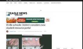 
							         B'ville schools: District considers new student resource portal								  
							    