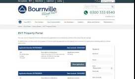 
							         BVT Property Portal : Bournville Village Trust								  
							    
