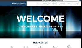 
							         BVU Authority: Electricity, Water & Wastewater								  
							    