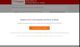 
							         by Email or Employee ID - Staples Perks at Work								  
							    