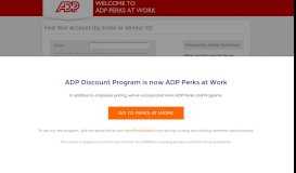 
							         by Email or Vendor ID - ADP Perks at Work								  
							    