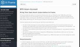 
							         BYO Azure Account — Nutanix Frame Documentation 1 documentation								  
							    