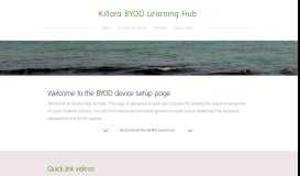 
							         BYOD Device Setup - Killara BYOD Learning Hub								  
							    
