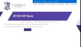 
							         BYOD HP Store - St Dominic's College								  
							    