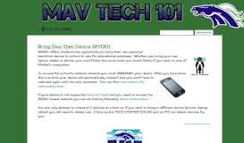 
							         BYOD - MavTech101 - Google Sites								  
							    