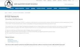 
							         BYOD - New Hanover County Schools								  
							    