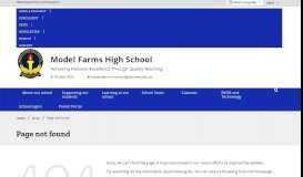 
							         BYOD Order Portal - Model Farms High School								  
							    