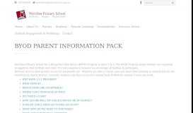 
							         BYOD Parent Information Pack - Werribee Primary School								  
							    