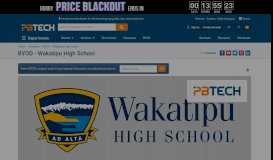 
							         BYOD - Wakatipu High School - PBTech.co.nz								  
							    