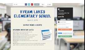 
							         BYRAM LAKES ELEMENTARY SCHOOL | Smore Newsletters								  
							    