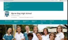 
							         Byron Bay High School: Home								  
							    