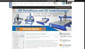 
							         :: BZT Onlineshop :: CNC Fräsmaschinen und Graviermaschinen								  
							    