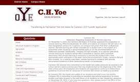 
							         C. H. Yoe High School - Cameron Independent School District								  
							    