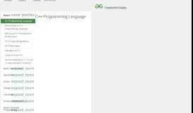 
							         C++ Programming Language - GeeksforGeeks								  
							    