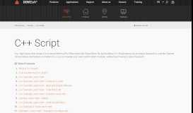 
							         C++ Script | Dewesoft Training Portal								  
							    