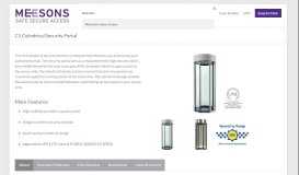 
							         C1 Cylindrical Security Portal - Meesons Anti-tailgating Security Portal								  
							    