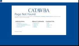 
							         C2C: Catawba to Career (A Quality Enhancement Plan)								  
							    