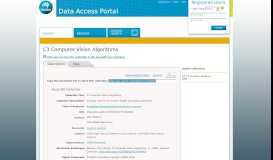 
							         C3 Computer Vision Algorithms - CSIRO Data Access Portal								  
							    