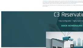 
							         C3 Reservations - Dock Scheduling Software | C3 Solutions								  
							    