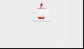 
							         C3D Login Page - Vodacom								  
							    