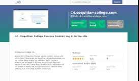 
							         C4 - Coquitlam College Courses Central - Horde								  
							    