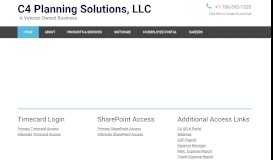 
							         C4 Employee Login Portal - C4 Planning Solutions, LLC								  
							    