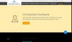 
							         CA Franchise Tax Board | SF Business Portal								  
							    