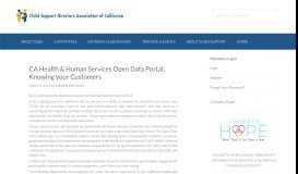 
							         CA Health & Human Services Open Data Portal: Knowing your ...								  
							    
