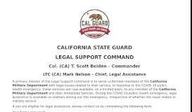 
							         CA-JAG.US – CALIFORNIA STATE MILITARY RESERVE								  
							    